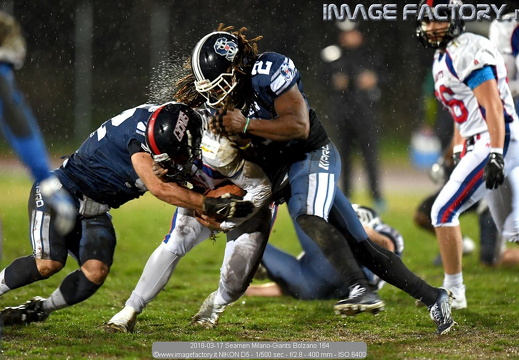 2018-03-17 Seamen Milano-Giants Bolzano (21-0)